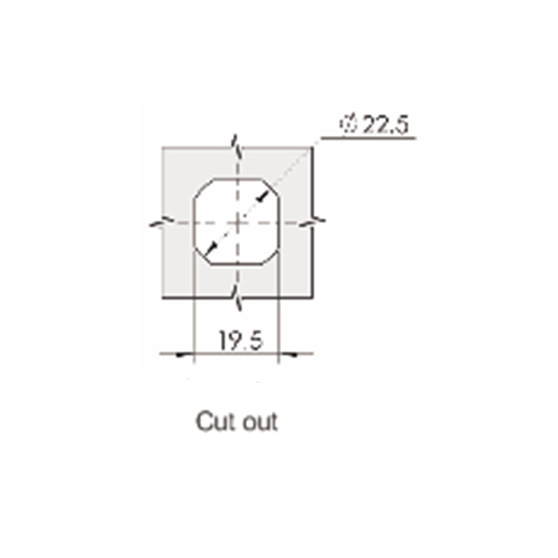 MS816-1-1 Încuietori triunghiular de blocare cu cilindru de compresie de 8 mm MS816-1-1 Încuietori triunghiular de blocare cu cilindru de compresie de 8 mm