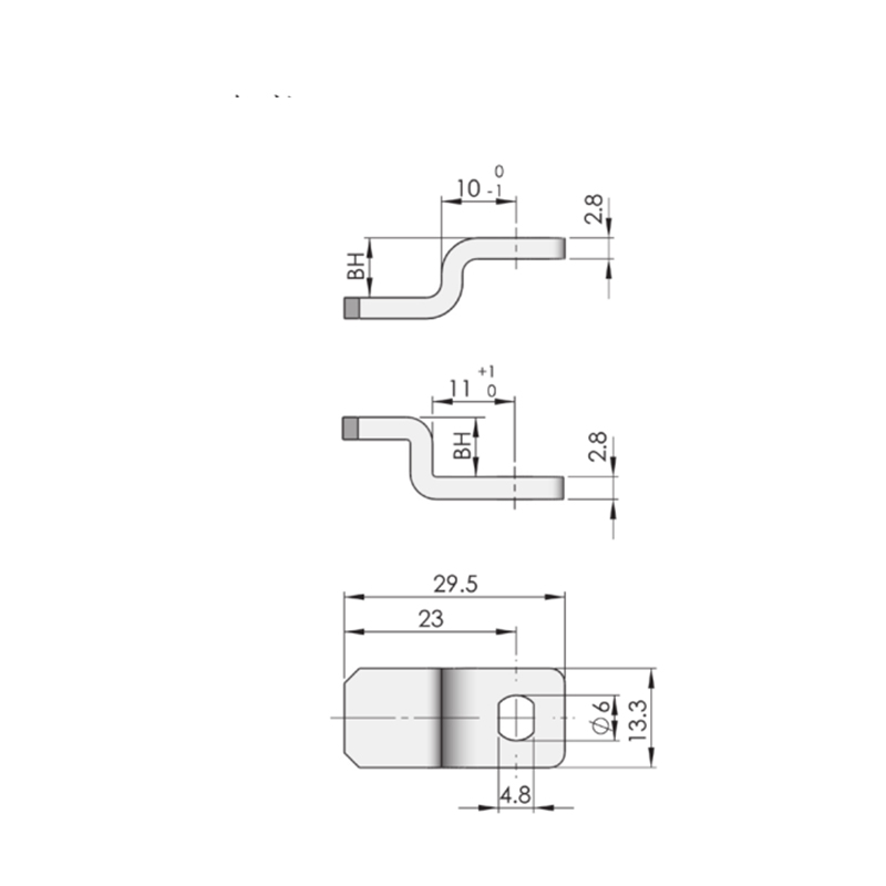 MS816-3S-2 Încuietori cu zăvor cu compresie cu cilindru pătrat de 6*6mm MS816-3S-2 Încuietori cu zăvor cu compresie cu cilindru pătrat de 6*6mm