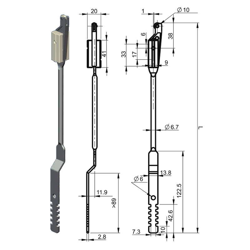 LG002-1 Accesorii pentru blocare industrială a bielei